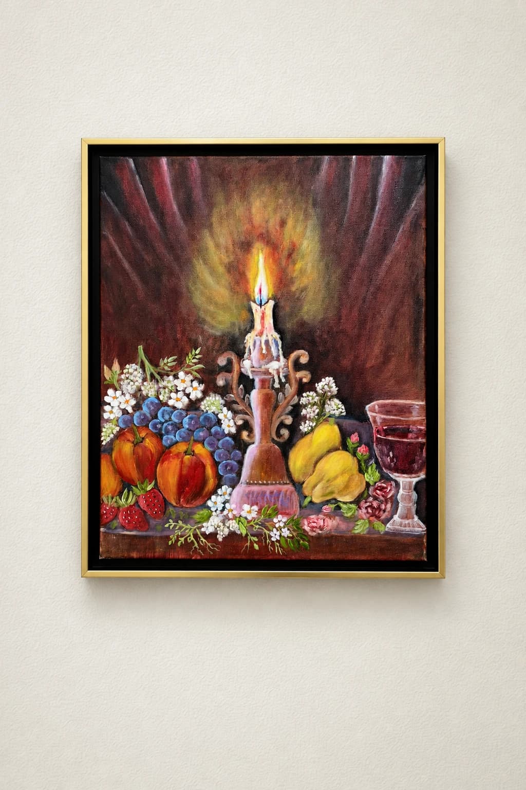 Artwork: Nature morte à la bougie